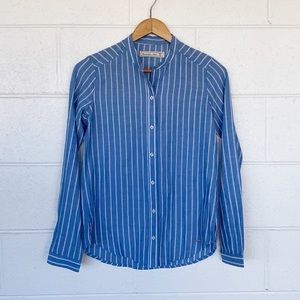NWT | Abercrombie & Fitch Classic Striped Button Down Top